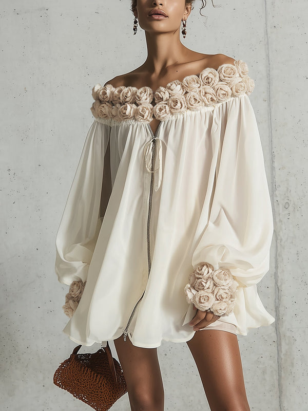 The Cream 3D Floral Dress