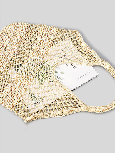 Women's Fashion Holiday Woven Handbag